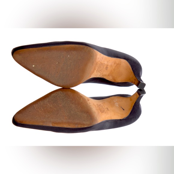 Manolo Blahnik Pumps black satin 36 - Picture 3 of 6